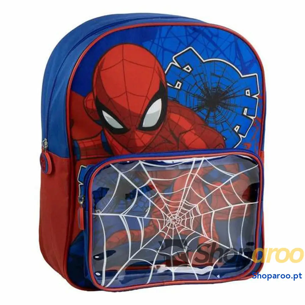 Mochila Escolar Spider-Man Azul escuro