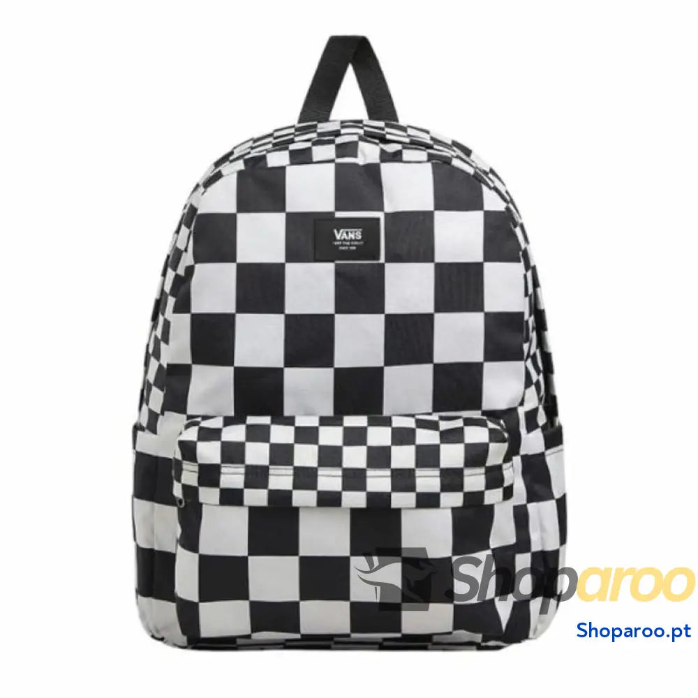 Mochila Escolar Vans Old Skool Check Backpack VN000H4X3M41 Preto