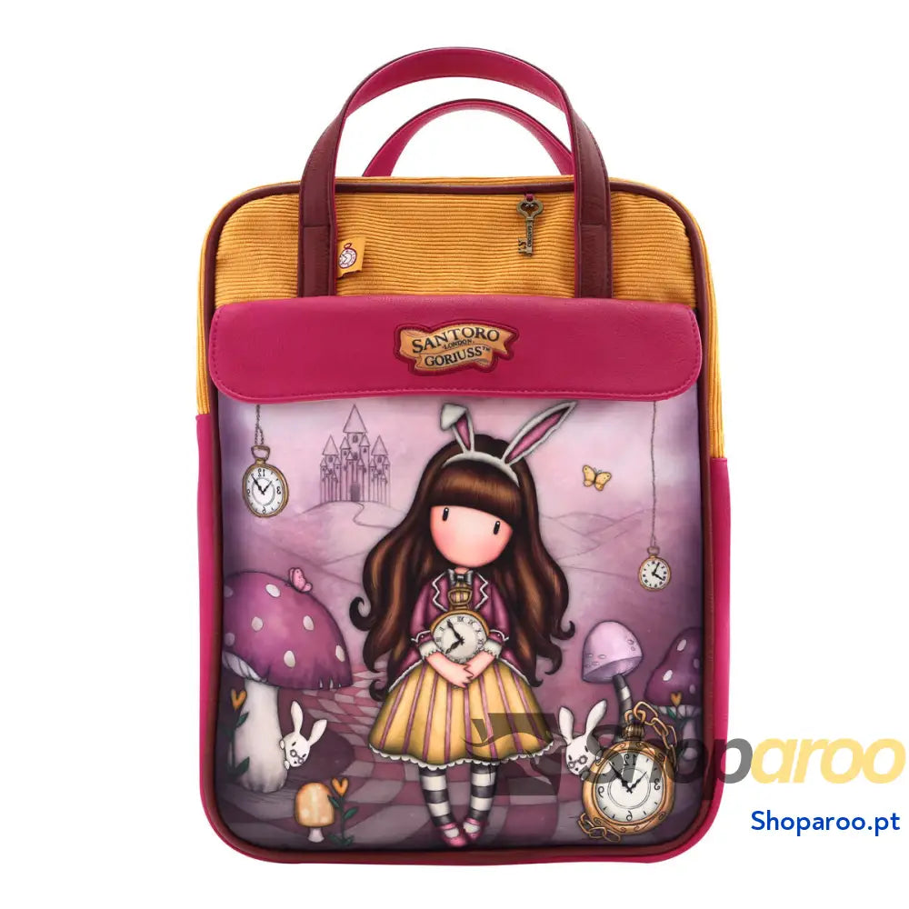 Mochila Gorjuss Just one second Salmão (27 x 10 x 37 cm)