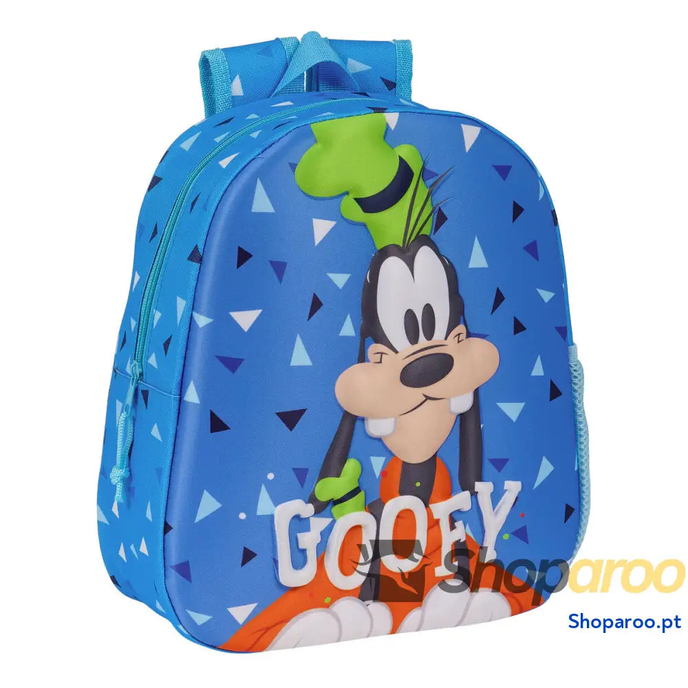Mochila Infantil 3D Clásicos Disney Goofy Azul 27 x 33 x 10 cm