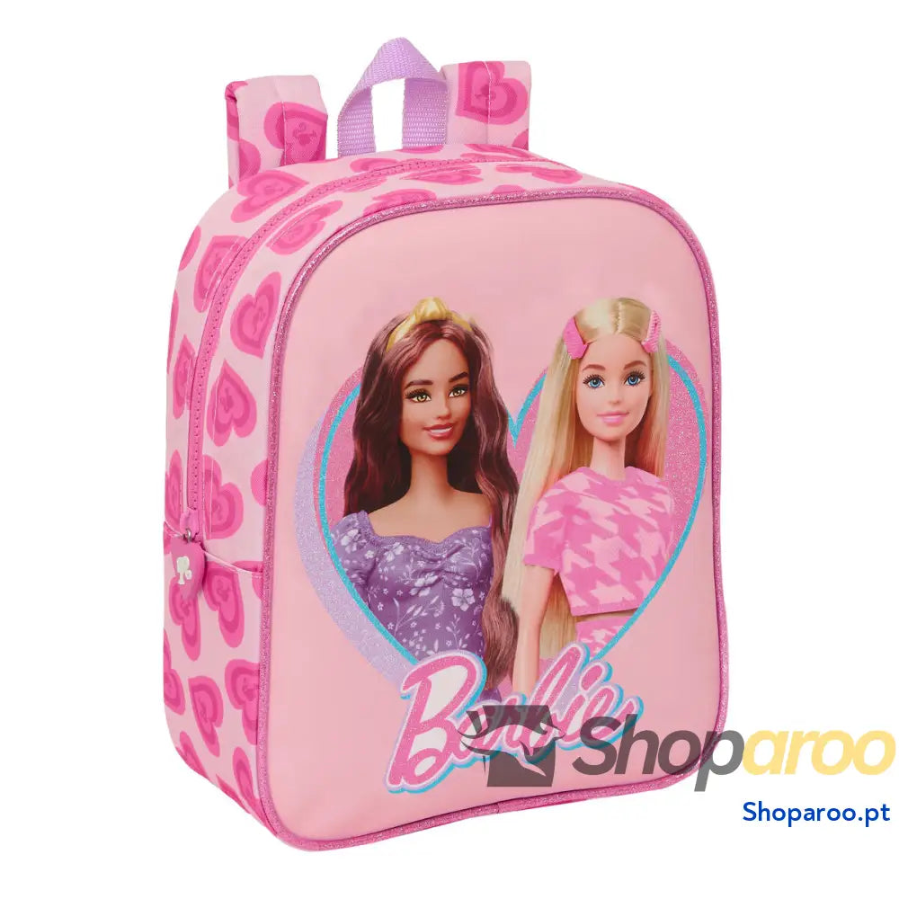 Mochila Infantil Barbie Love Cor de Rosa 22 x 27 x 10 cm