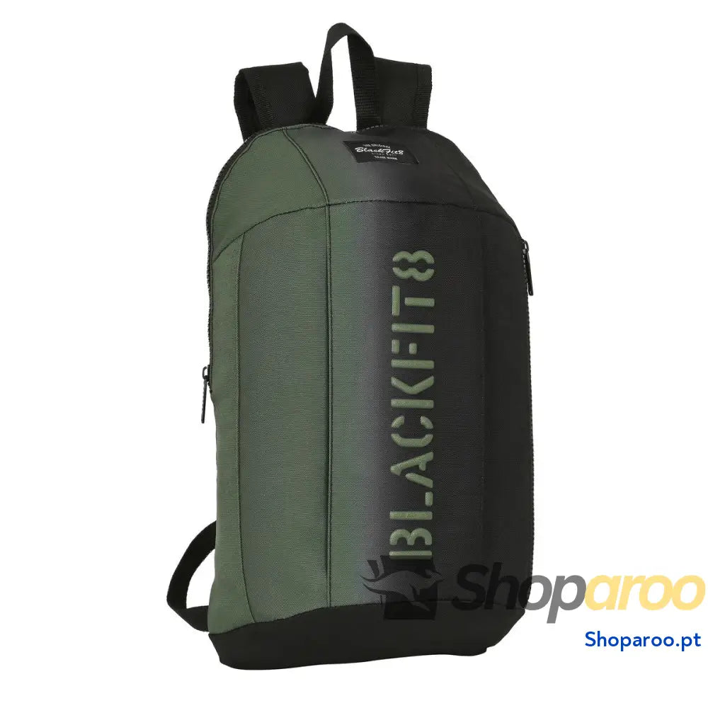 Mochila Infantil BlackFit8 Gradient Mini Preto Verde militar (22 x 39 x 10 cm)