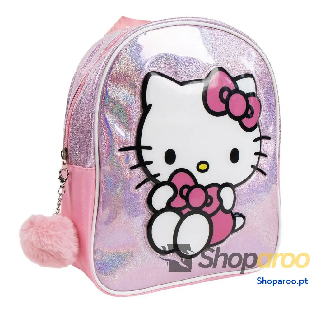 Mochila Infantil Hello Kitty Cor de Rosa 20 x 23 x 8 cm