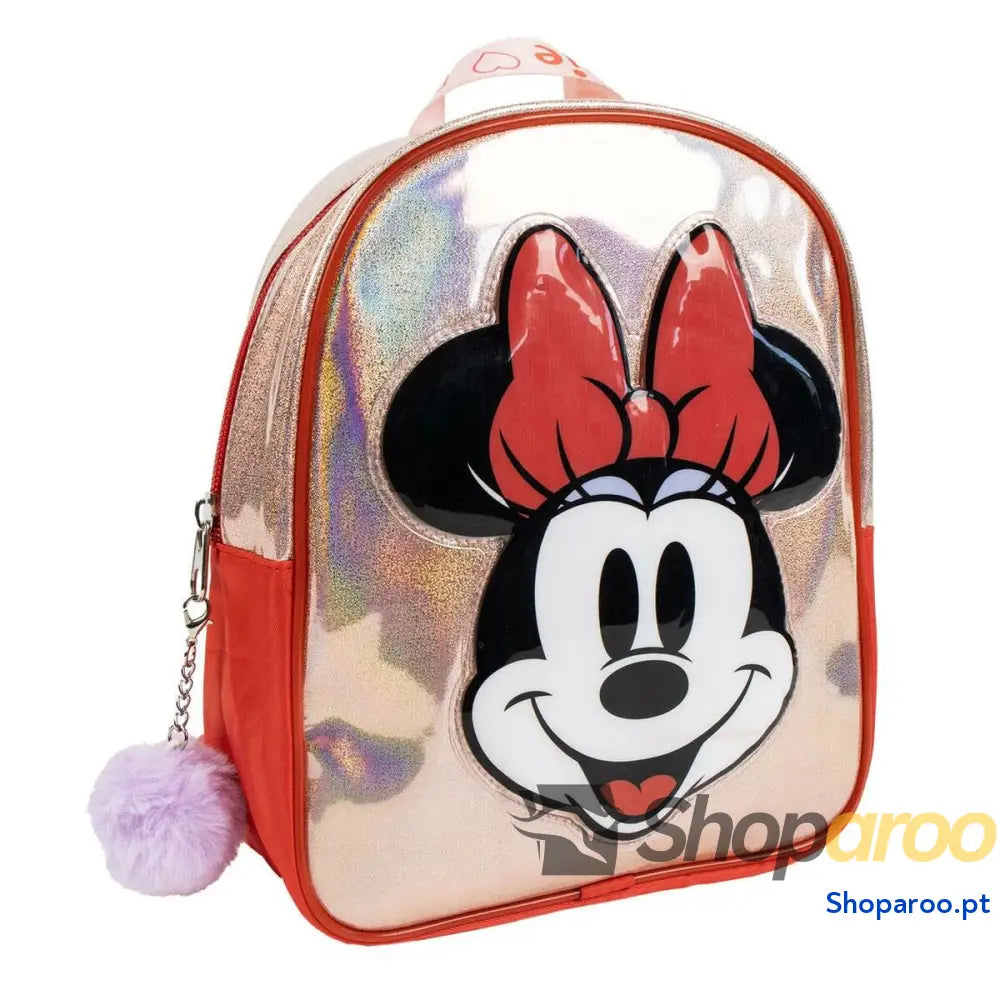 Mochila Infantil Minnie Mouse Vermelho 20 x 23 x 8 cm