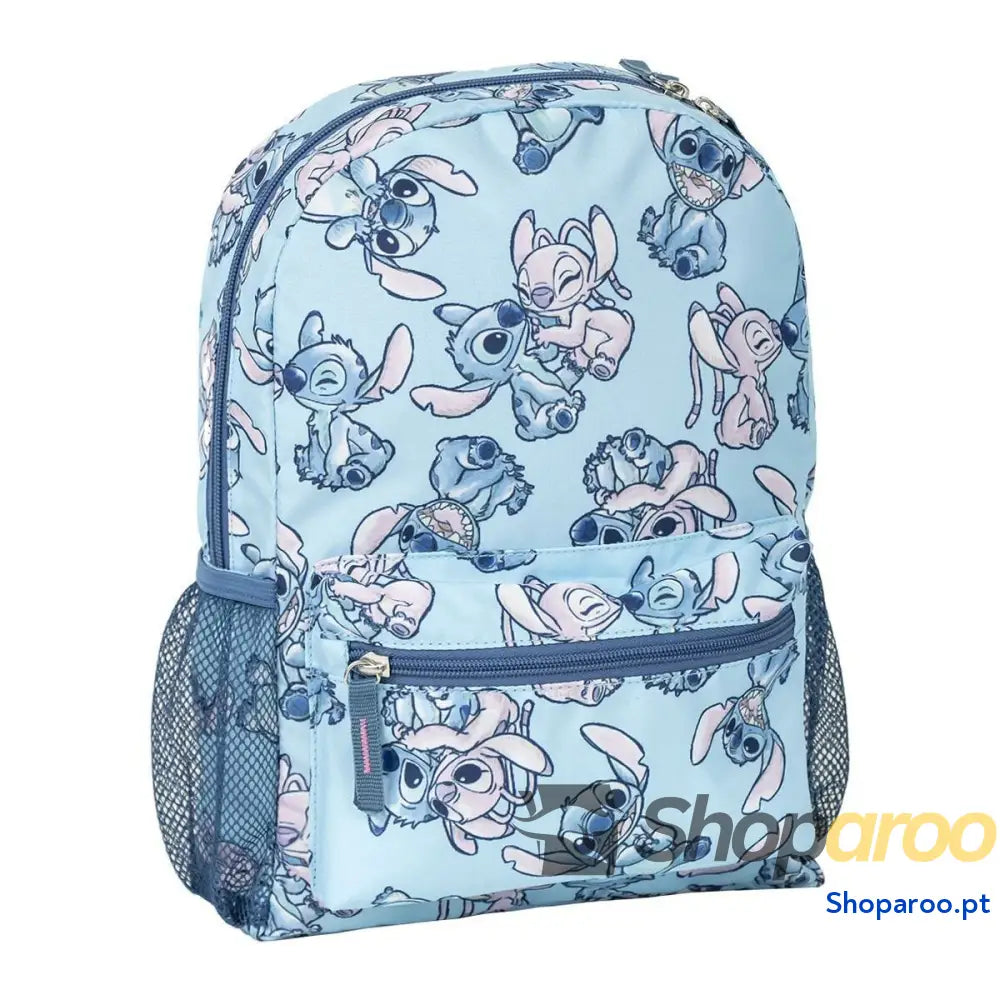 Mochila Infantil Stitch Azul 23 x 33 x 9 cm