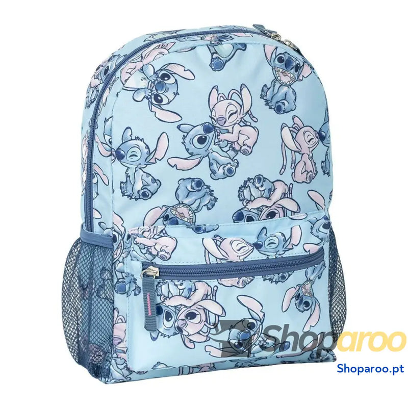 Mochila Infantil Stitch Azul 23 x 33 x 9 cm