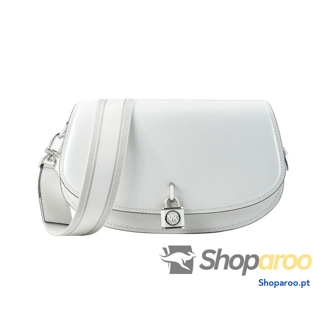 Mochila Michael Kors Mila Branco 16 x 25 x 7 cm