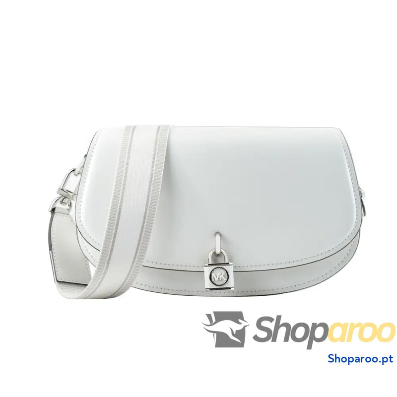 Mochila Michael Kors Mila Branco 16 x 25 x 7 cm