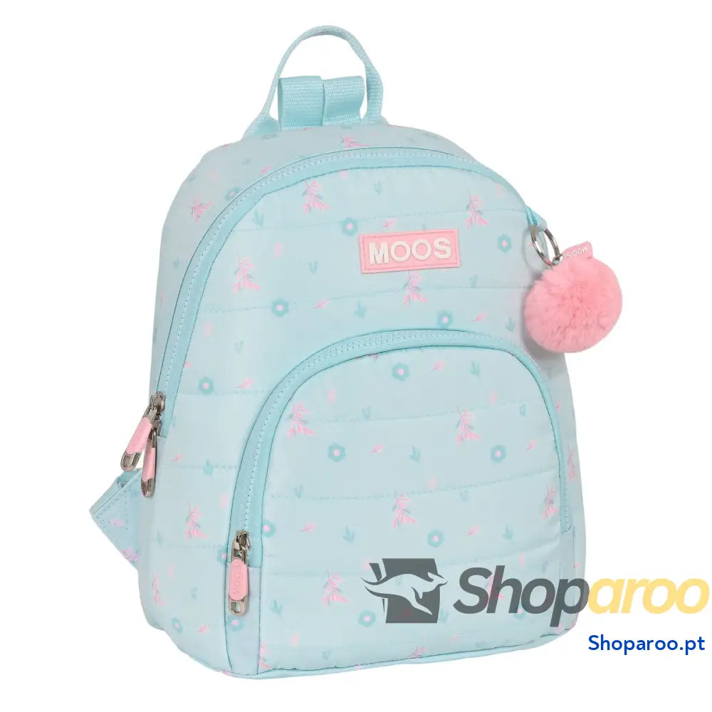 Mochila Moos Garden Mini Turquesa 25 x 30 x 13 cm