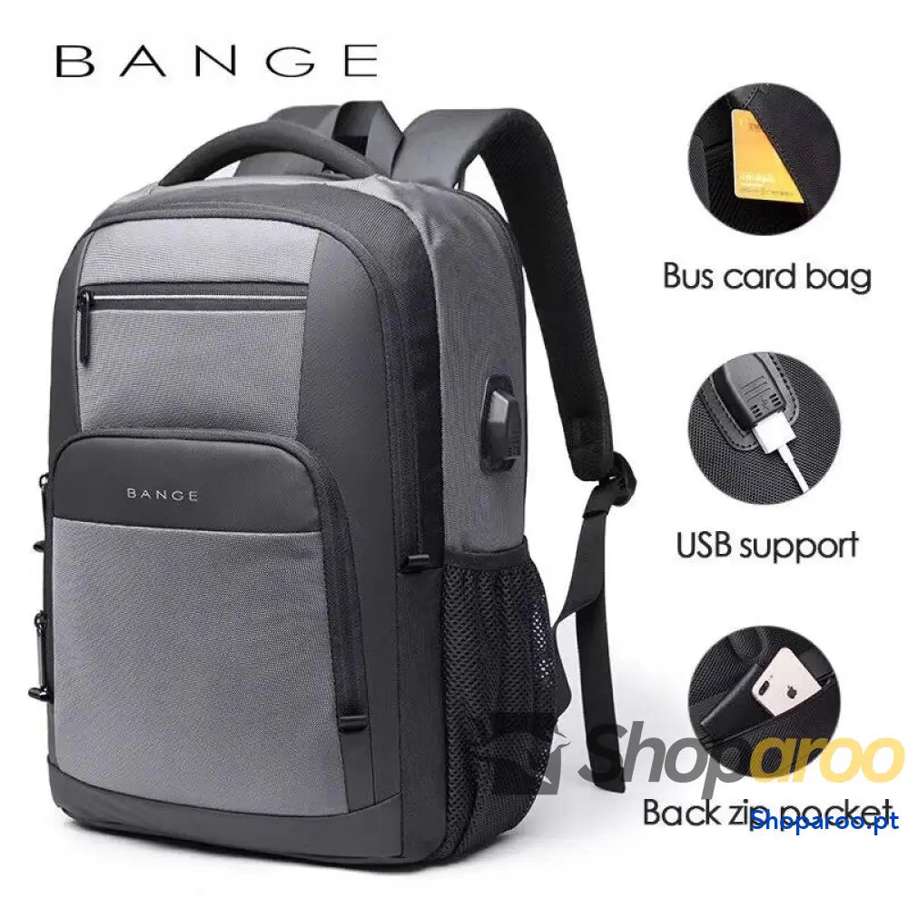 Mochila para Atividades ao Ar Livre Homens Casual All-Match Tecnologia Repelente de Água USB