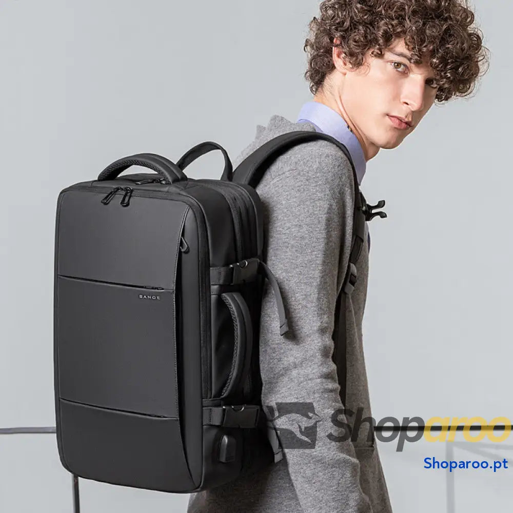 Mochila para homem estudantes universitários mochila computador grande capacidade viagens de negócios impermeável
