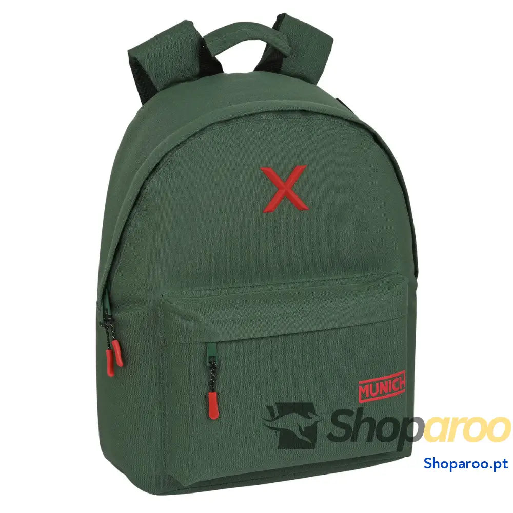 Mochila para notebook Munich  munich basicos  31 x 41 x 16 cm Verde