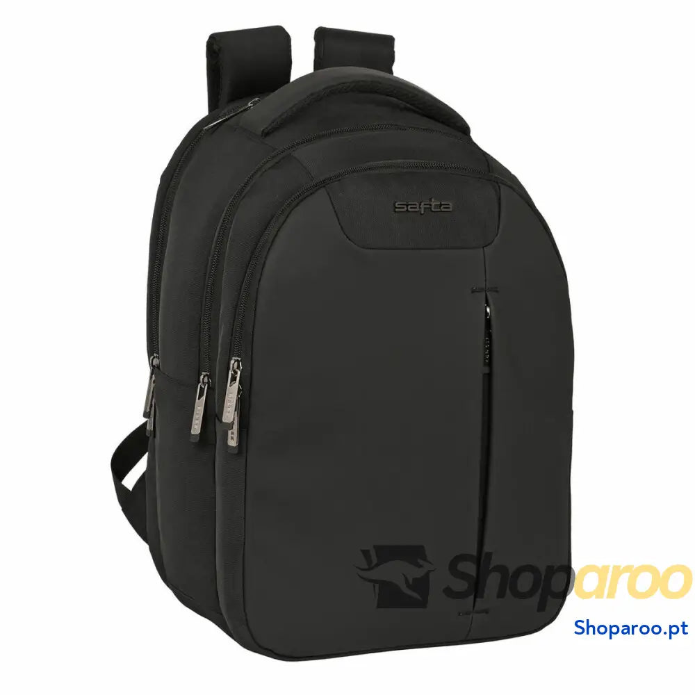 Mochila para Portátil e Tablet com Saída USB Safta Business Preto (31 x 45 x 23 cm)
