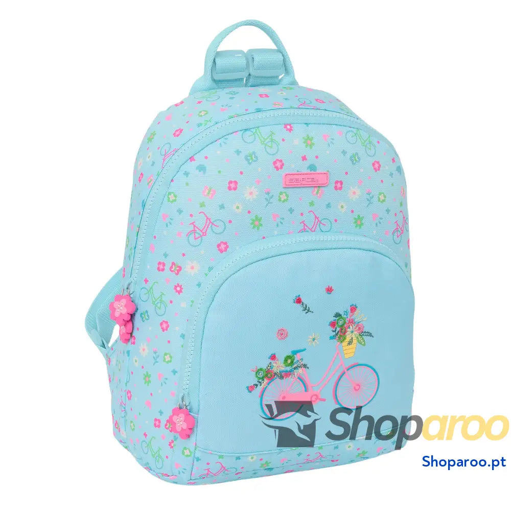 Mochila Safta Bicicleta Azul 25 x 30 x 13 cm