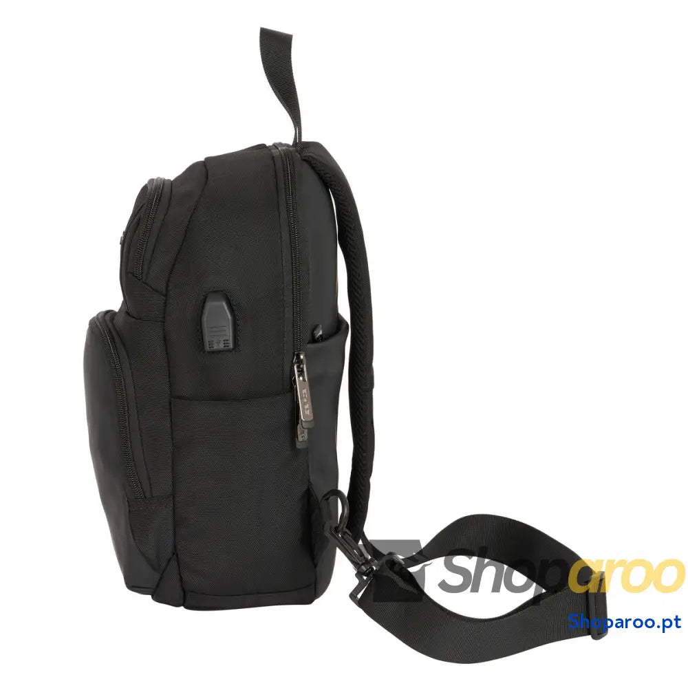 Mochila Safta Black Preto 18 x 34 x 12 cm