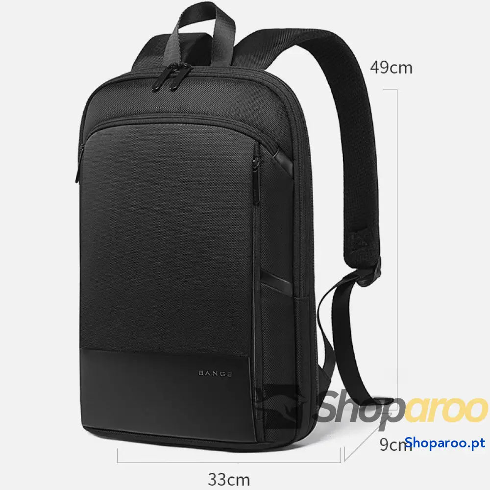 Mochila Ultrafina Masculina Expansível Grande Capacidade Multifunções para Computador Impermeável
