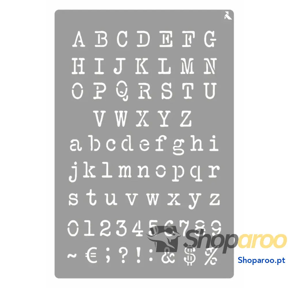 Modelo La Pajarita ST-11 Números e letras