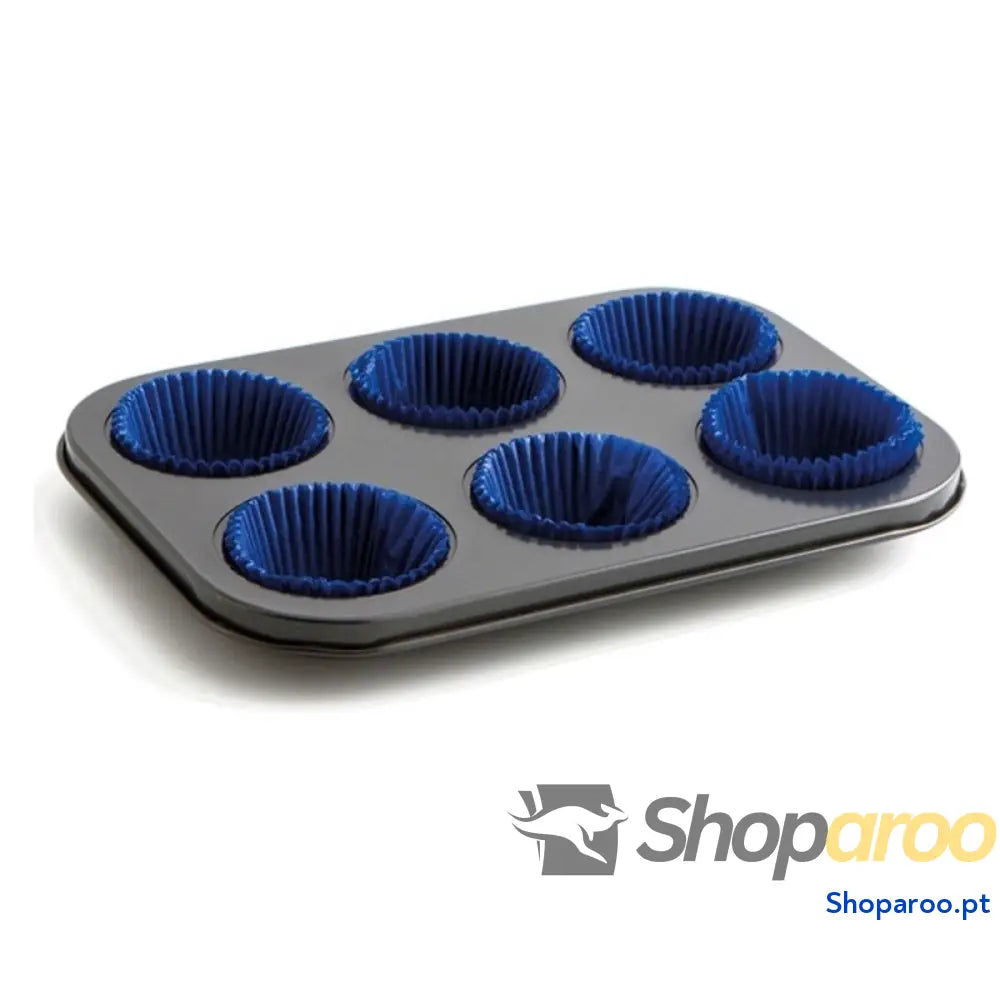 Molde de Bolos Quid Sweet Aço inoxidável (27 x 19 3 cm) (6 Porções)