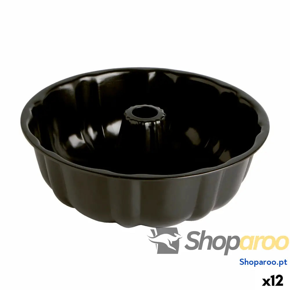 Molde de Bolos Quid Sweet Grey Preto Metal 24 x 8 cm