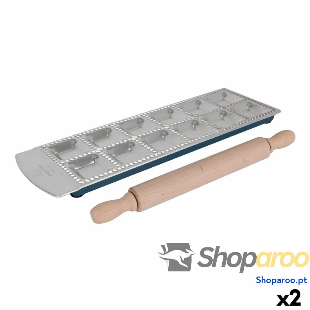 Molde de massa Santa Clara Raviolis Quadrado (2 Unidades)
