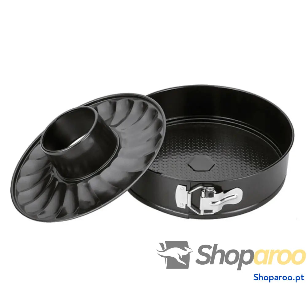 Molde Desmontável Quid Sweet Grey Preto Metal 26 x 6,8 cm