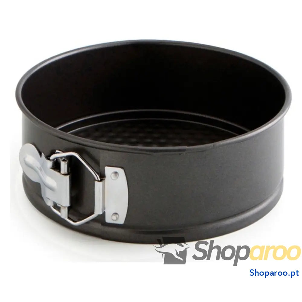Molde Desmontável Quid Sweet Grey Preto Metal Ø 17 cm