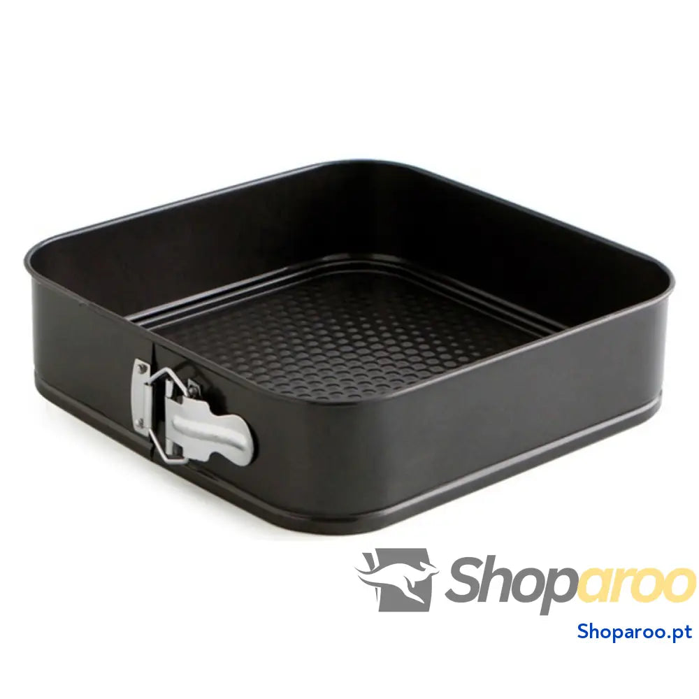 Molde Desmontável Quid Sweet Grey Preto Metal Ø 26 cm