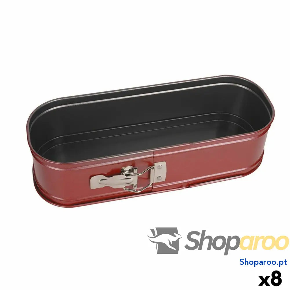 Molde Desmontável Quttin 31 x 12 8 cm Retangular (8 Unidades)