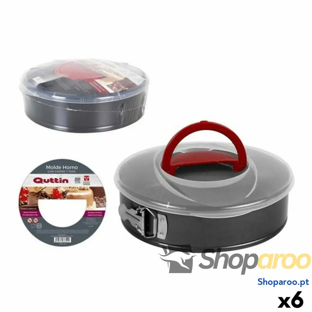 Molde Desmontável Quttin 52272 Aço de carbono (6 Unidades)