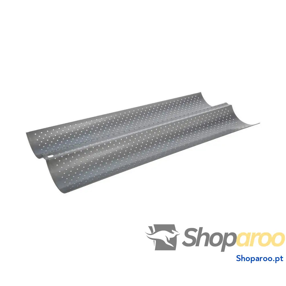 Molde para Baguetes 5five Simply Smart Prateado Alumínio Cromado 38 x 16 cm