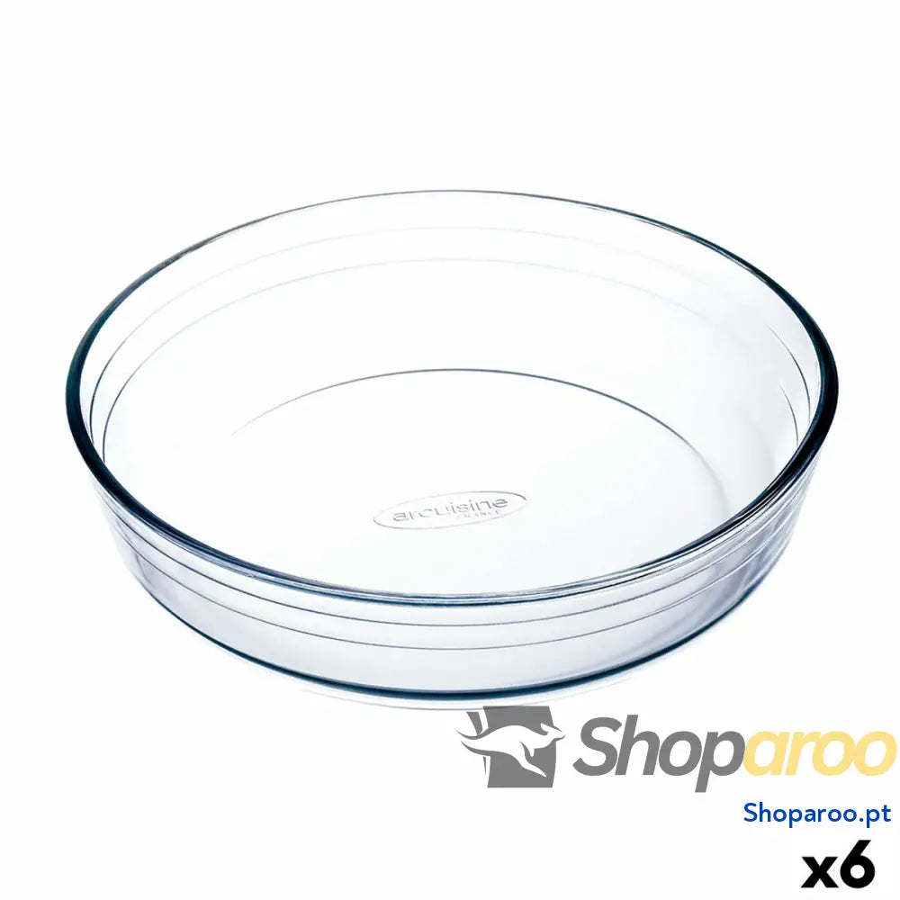 Molde para Bolos Ô Cuisine Ocuisine Vidrio Transparente Vidro Redondo 23 x 6 cm Unidades