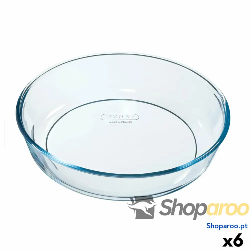 Molde para Bolos Pyrex Classic Vidrio Transparente Vidro Redondo 26 x 6 cm Unidades