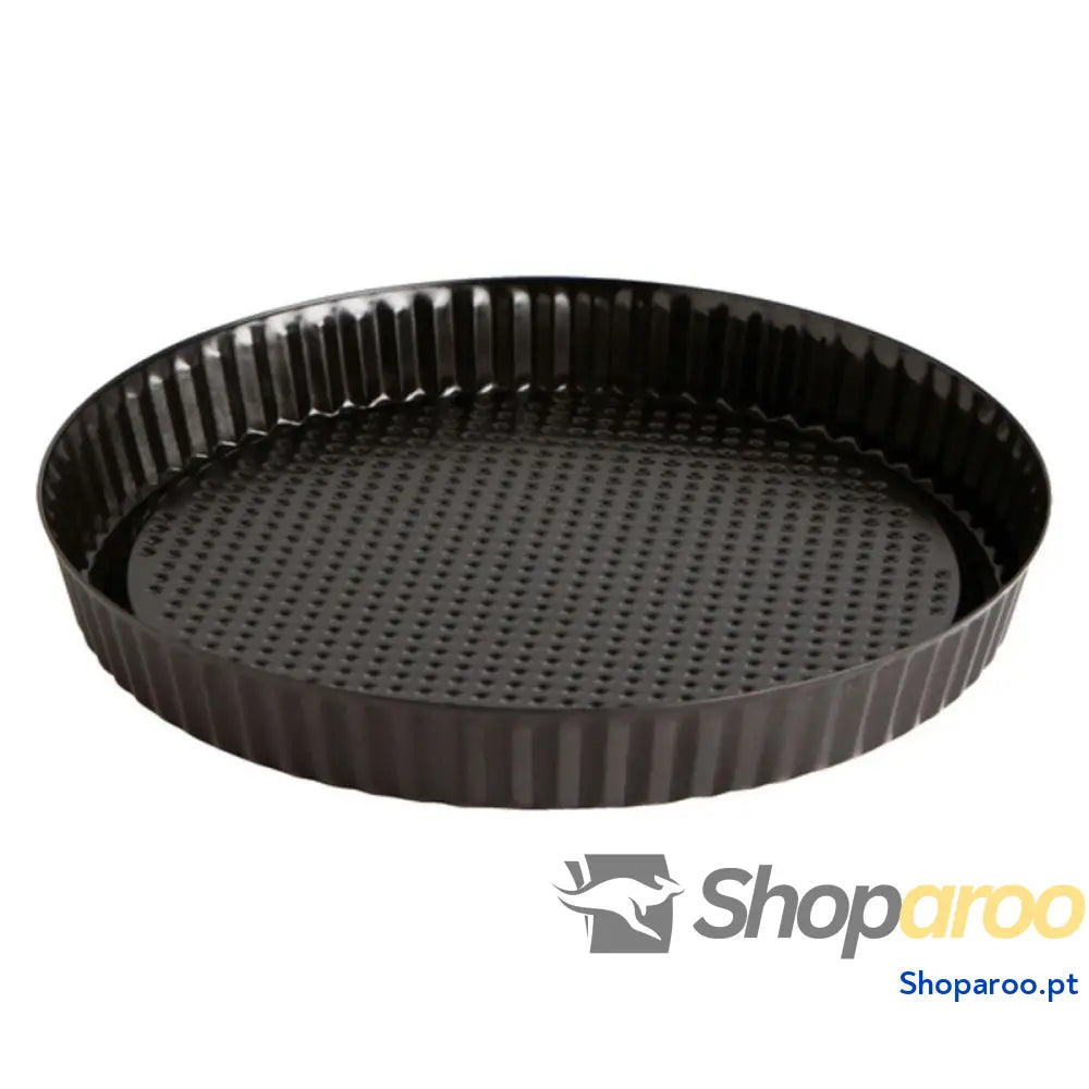Molde para Bolos Quid Sweet Grey Preto Metal 25 x 3 cm