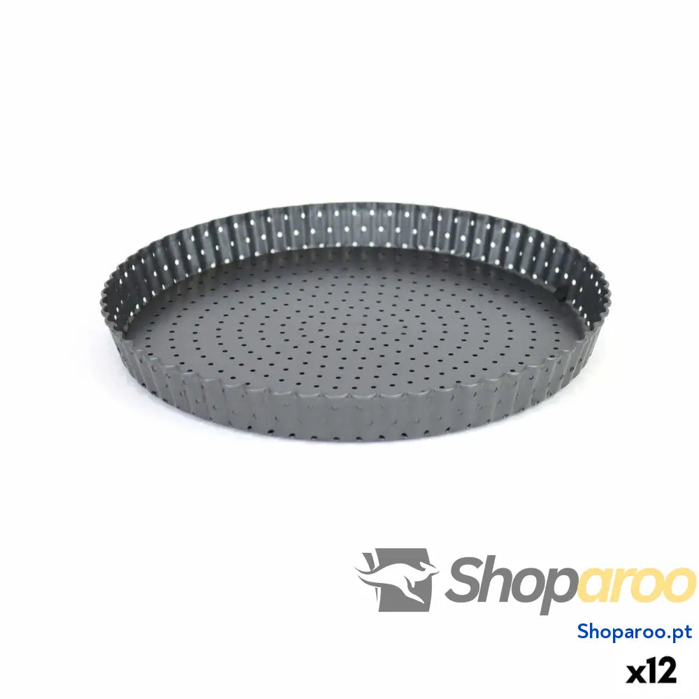 Molde para Bolos Quttin 28 x 3 cm Perfurado Desmontável (12 Unidades)