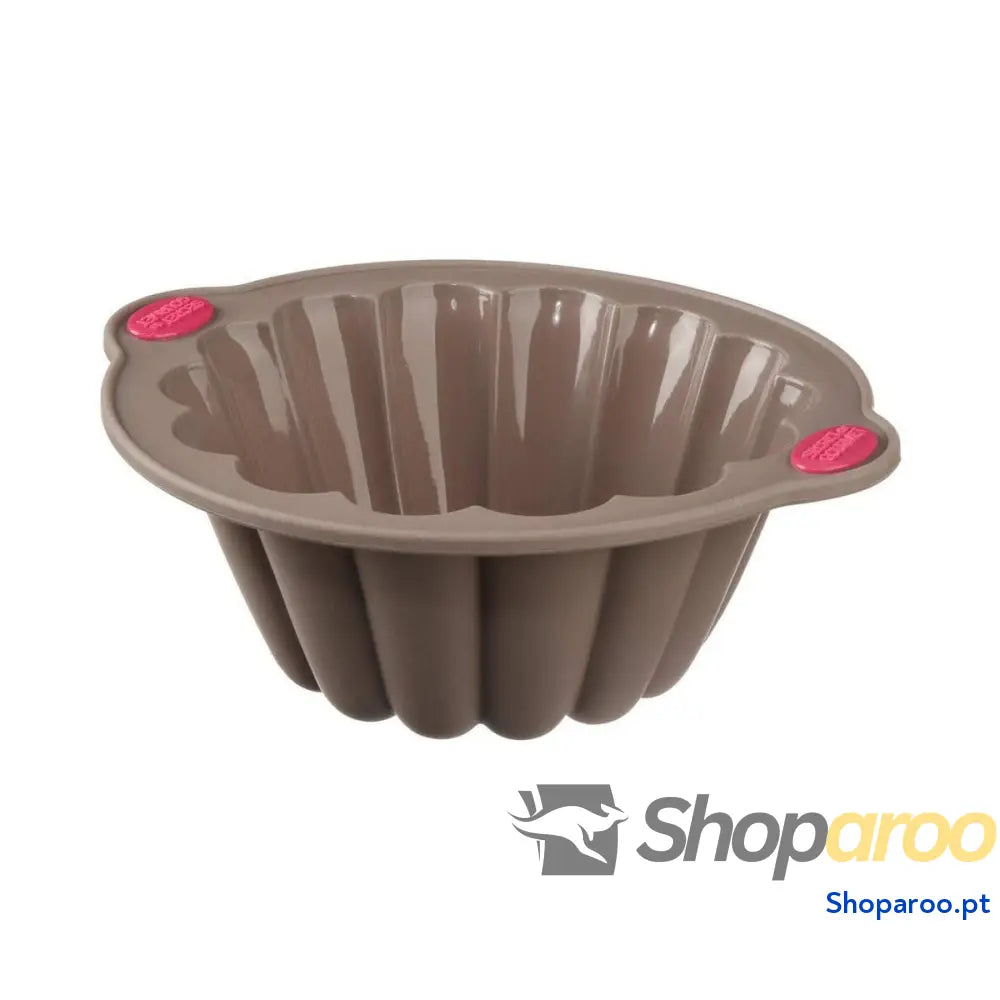 Molde para Bolos Secret de Gourmet Castanho Silicone 22 cm