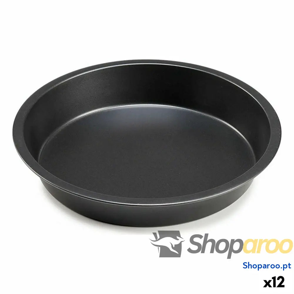 Molde para o Forno Kinvara CK25410 39 Cinzento escuro Metal Ø 28 cm (12 Unidades)