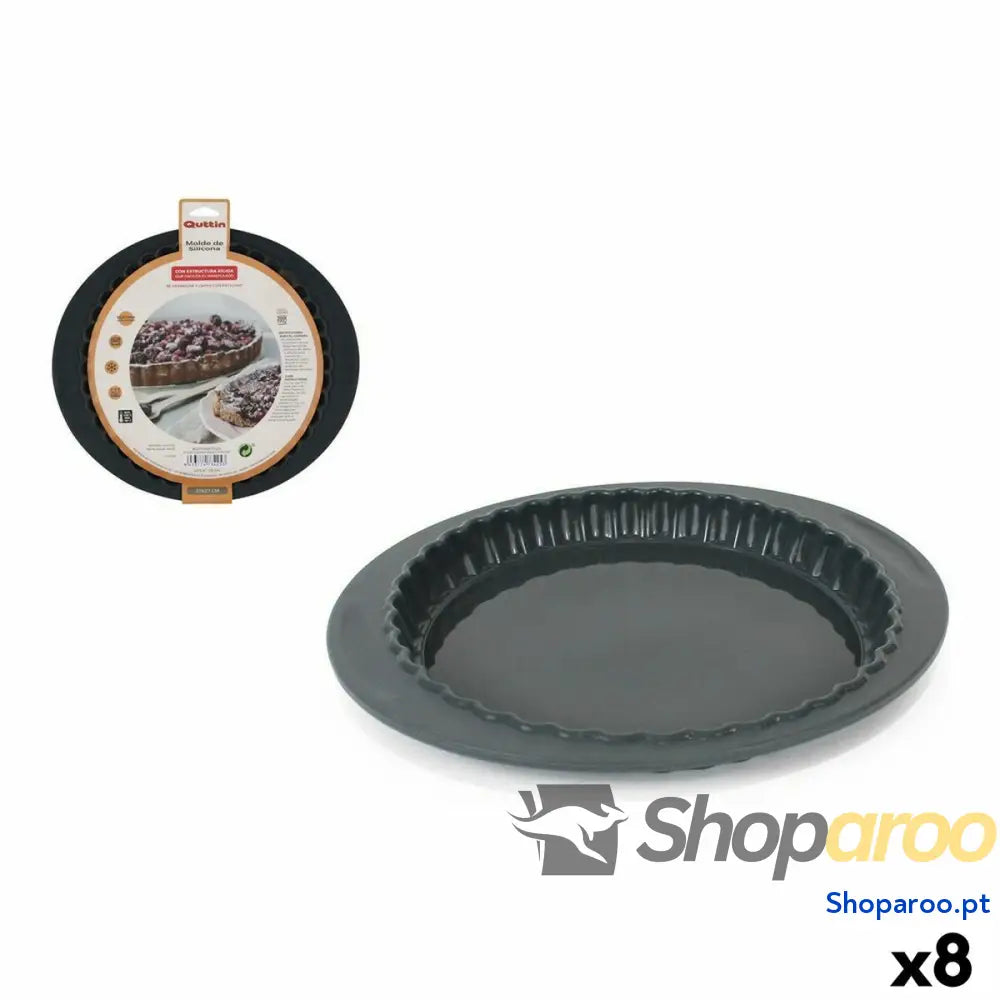 Molde para o Forno Quttin Silicone Rígido 27 x cm (8 Unidades)