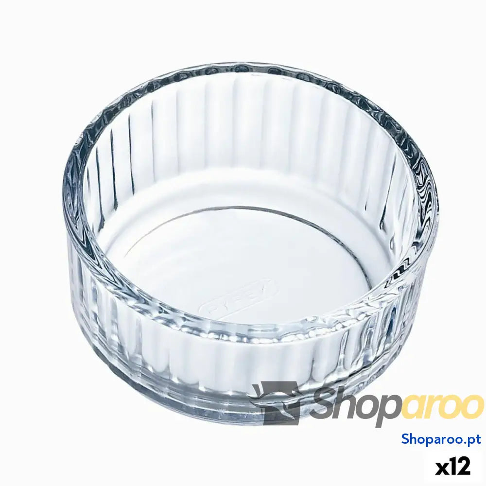 Molde para Pudim Pyrex Classic Vidrio Transparente Vidro 10 x 5 cm Redondo (12 Unidades)