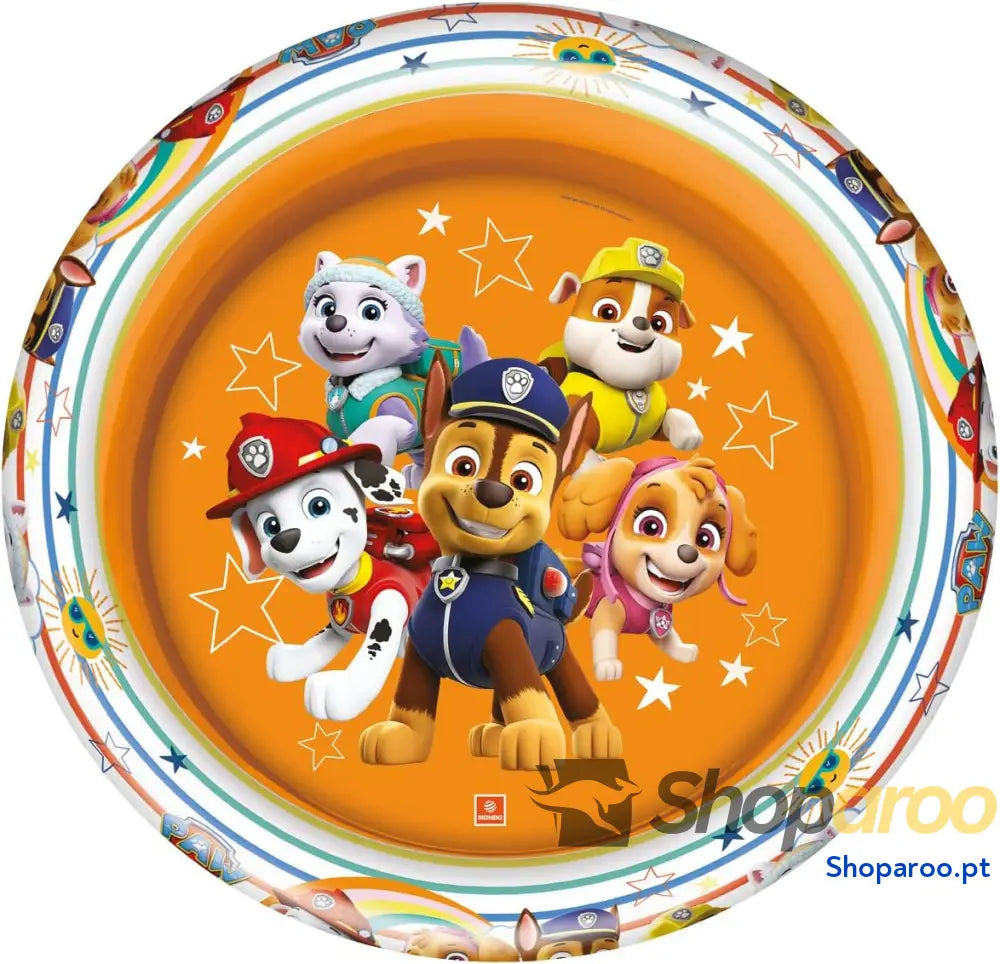 Mondo Toys PAW PATROL| 2 Rings Pool Piscina insuflável para bebé diâmetro 100 cm ideal meninos/meninas +10 meses 16911