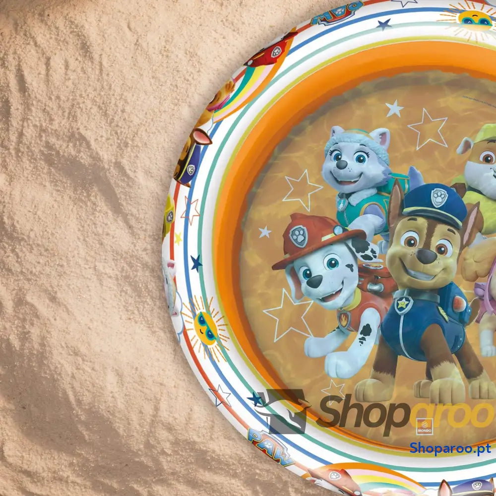 Mondo Toys PAW PATROL| 2 Rings Pool Piscina insuflável para bebé diâmetro 100 cm ideal meninos/meninas +10 meses 16911