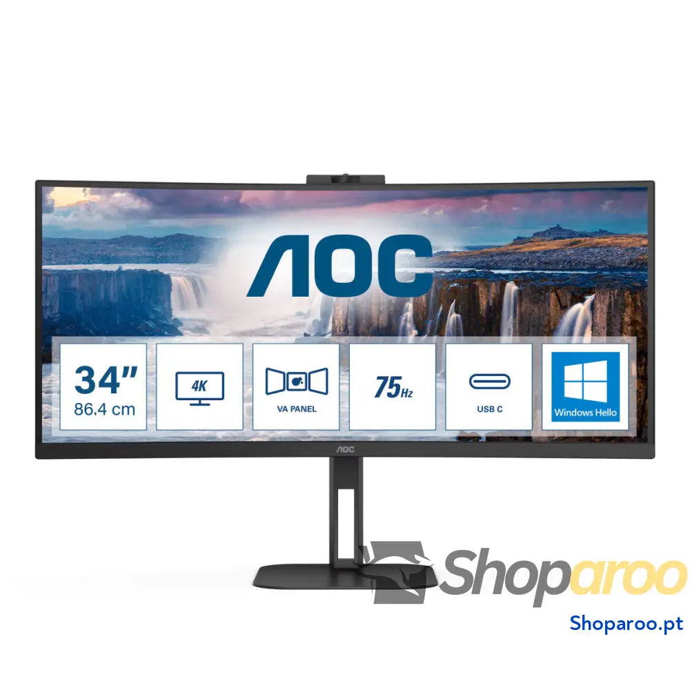 Monitor AOC CU34V5CW/BK 34" 100 Hz 60 Hz