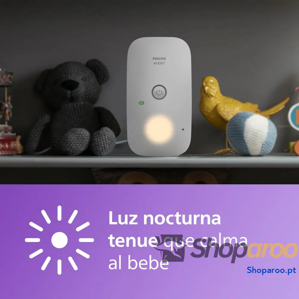 Monitor de bebé com áudio DECT bidirecional sem interferências intervalo 330 m 24 horas duração da bateria modo