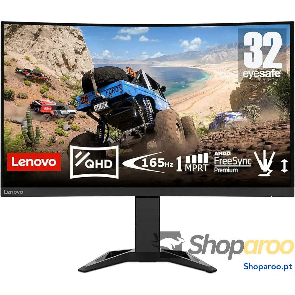 Monitor Gaming Lenovo 32" Quad HD LED Qwerty espanhol