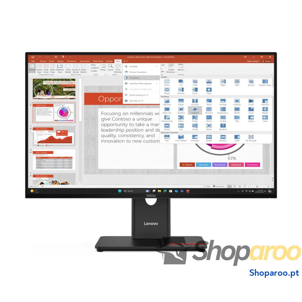 Monitor Lenovo 64A5MAT6EU 27" Full HD