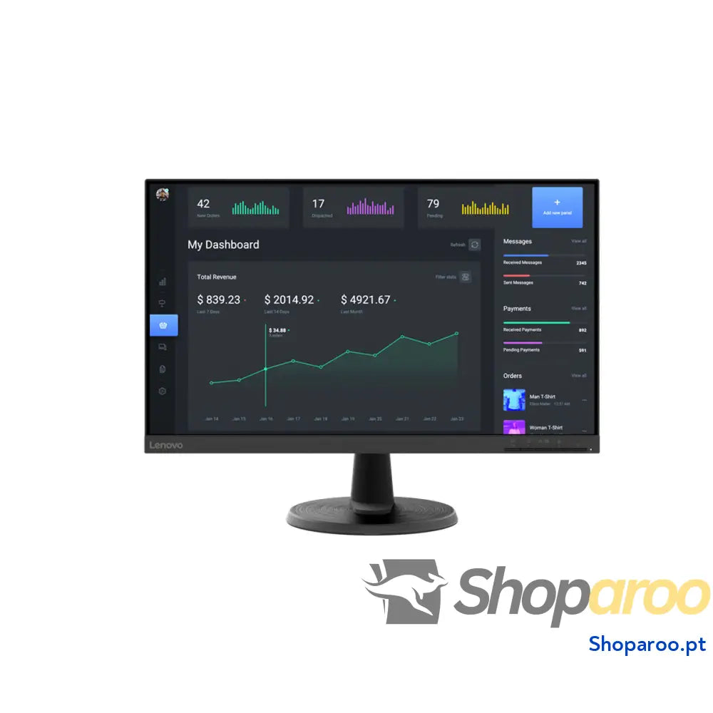 Monitor Lenovo D24-40 Full HD 23,8" Full HD 75 Hz