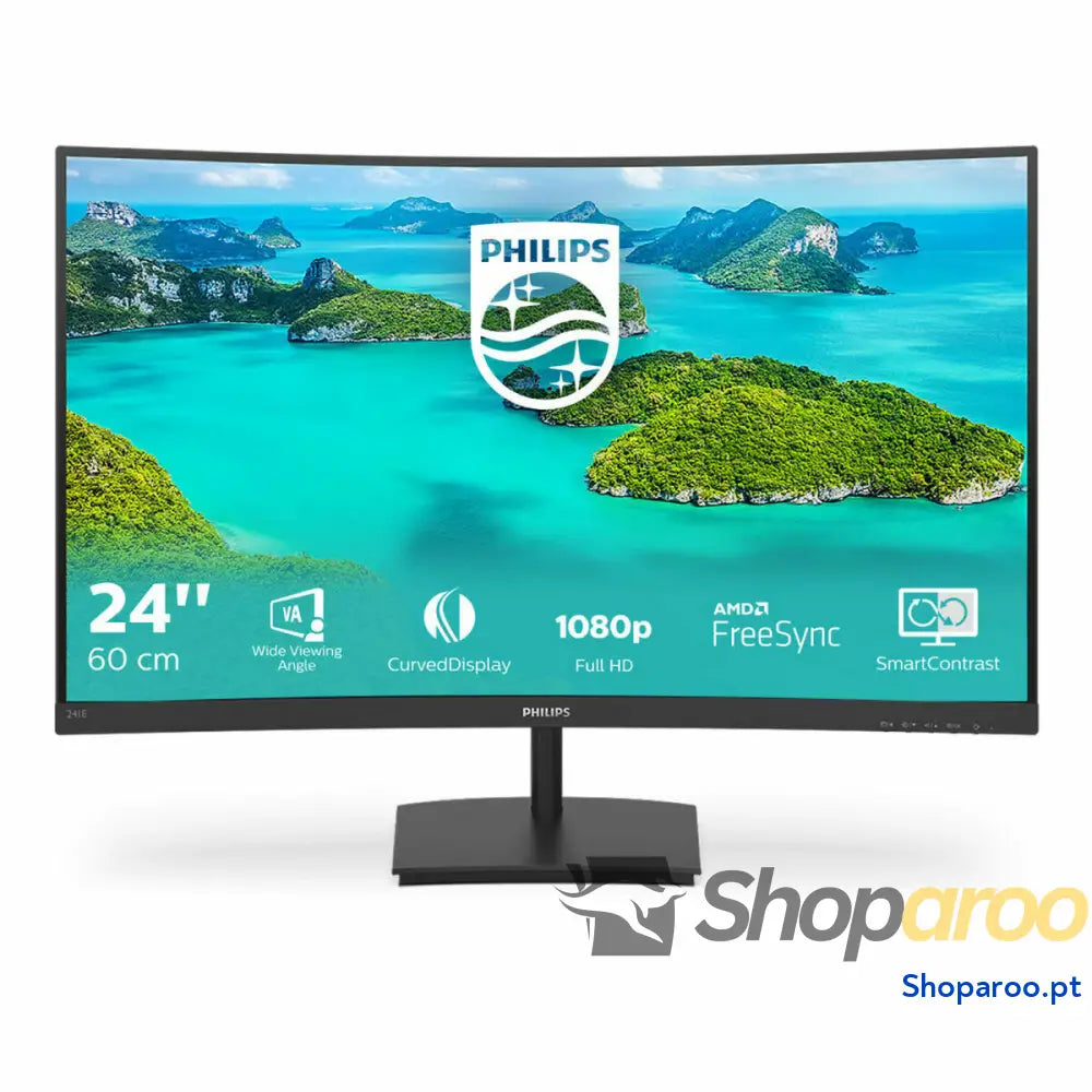 Monitor Philips 241E1SCA/00 FHD LCD Full HD 23,6" 75 Hz