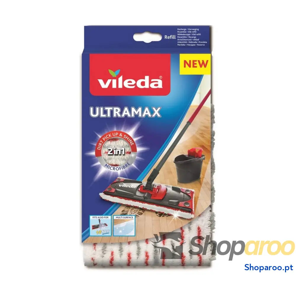 Mopas sobresselentes Vileda Ultramax Microfibras