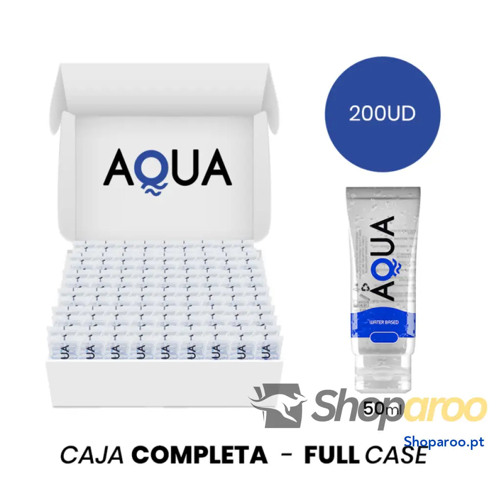 MOQ 200 AQUA QUALITY LUBRIFICANTE À BASE DE ÁGUA 50 ML