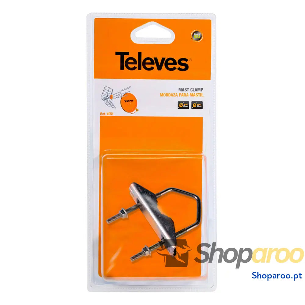Mordaça de Boca TELEVES Ø 25-45 mm Mastro Aço Galvanizado