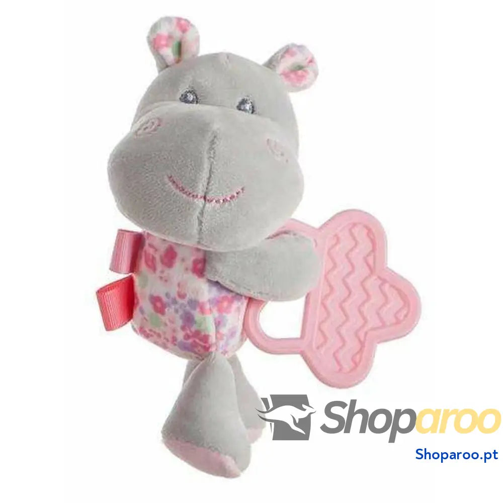 Mordedor para Bebé Hippo Cor de Rosa 20 cm 20cm
